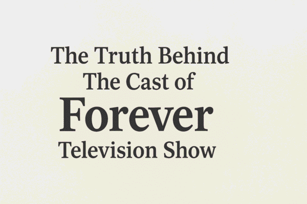 cast of Forever television show