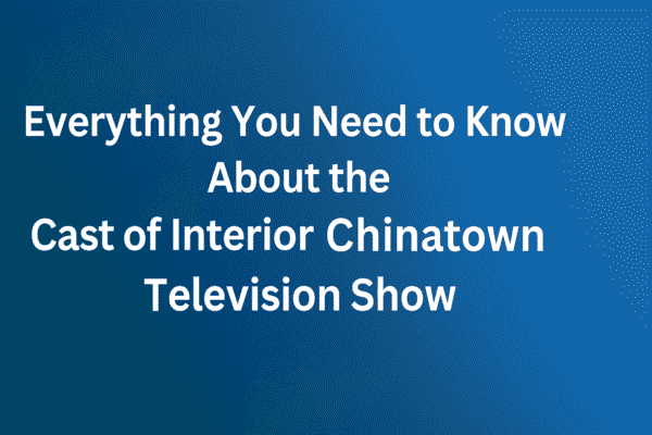 Cast of Interior Chinatown Television Show
